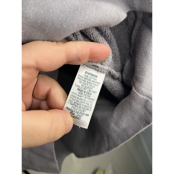 Stateside Grey/Blue Crewneck Sweatshirt Women Small - Picture 5 of 6